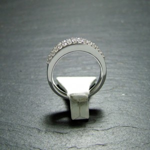 18ct White Gold Diamond Set Dress Ring