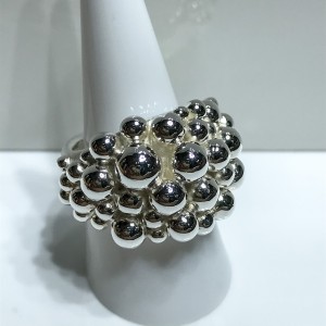 Silver Bubble Dress Ring